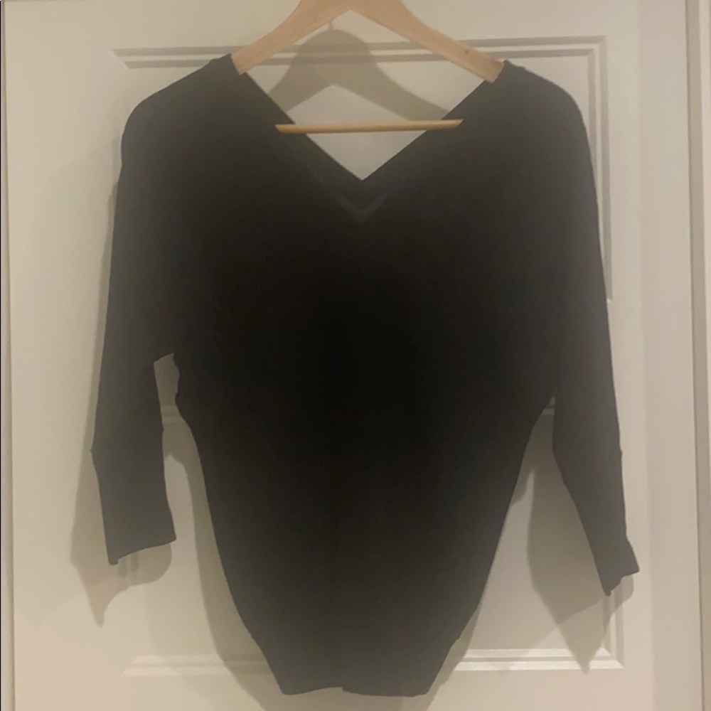 Banana Republic Black Merino Wool Sweater